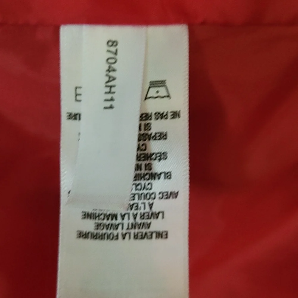 Aeropostale Juniors red medium winter puffer coat - Picture 7 of 11